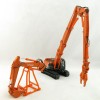 SHINSEI - Hitachi 350 LC K Excavator with High Reach Demolition Crusher and 2nd Boom with Bucket 1:50