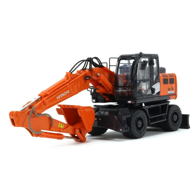 TMC Models Hitachi ZX140W-6 Wheeled Hydraulic Excavator Diecast 1:50