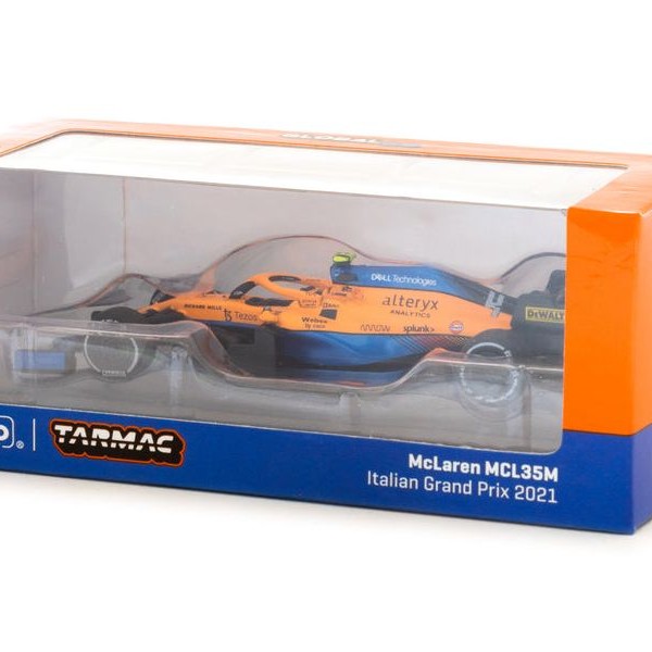 Tarmac Works McLaren MCL35M - Italian Grand Prix 2021 Nando Norris - Scale 1:64