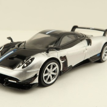Tarmac Works - Pagani Huayra BC Grigio Mercurio Silver Black - Scale 1:64