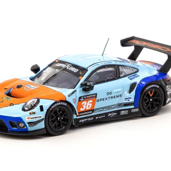 Tarmac Works Porsche 911 GT3 R - COPPA FLORIO 12H Sicily 2020 - Winner- F. Fatien / J. Grogor / M. Jaminet / R. Renauer  - Scale 1:64