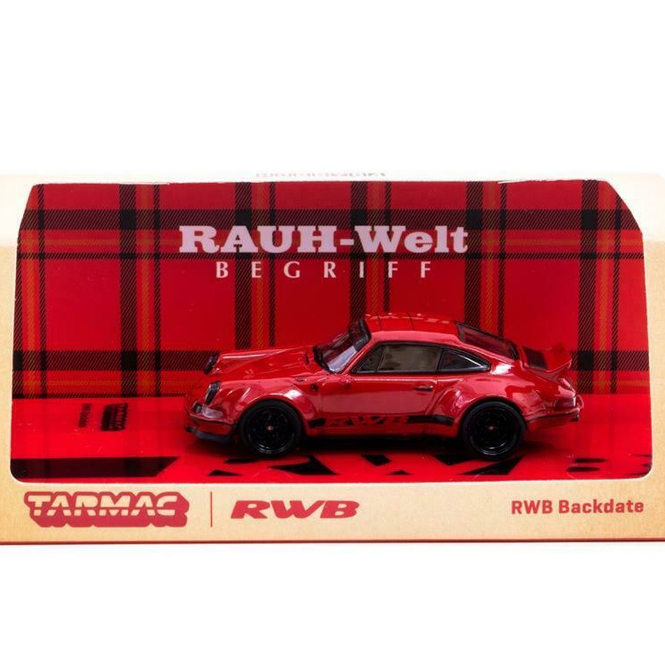 Tarmac Works - Red RWB Porsche Backdate 1st Version of New Tooling - Scale 1:64