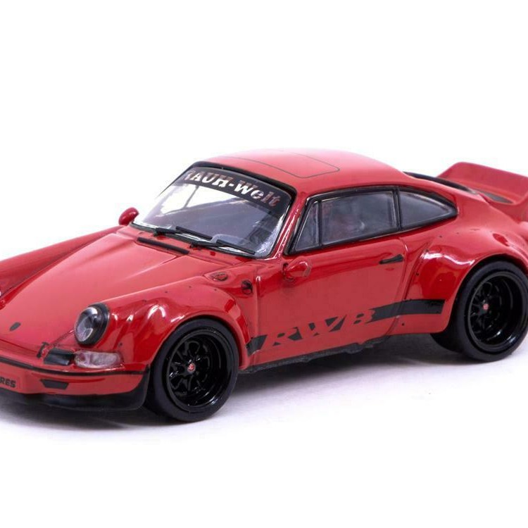 Tarmac Works - Red RWB Porsche Backdate 1st Version of New Tooling - Scale 1:64