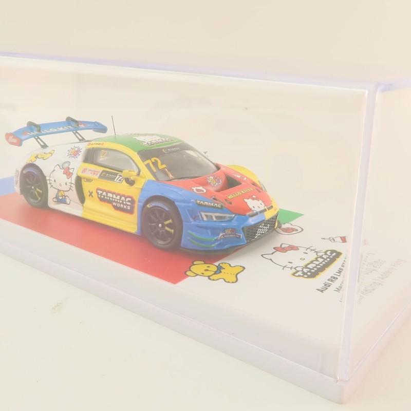 Tarmac Works T64-043-22MGP72 Audi R8 Lms GT3 Evo II Macau Gt Cup 2022 Hello Kitty - Scale 1:64