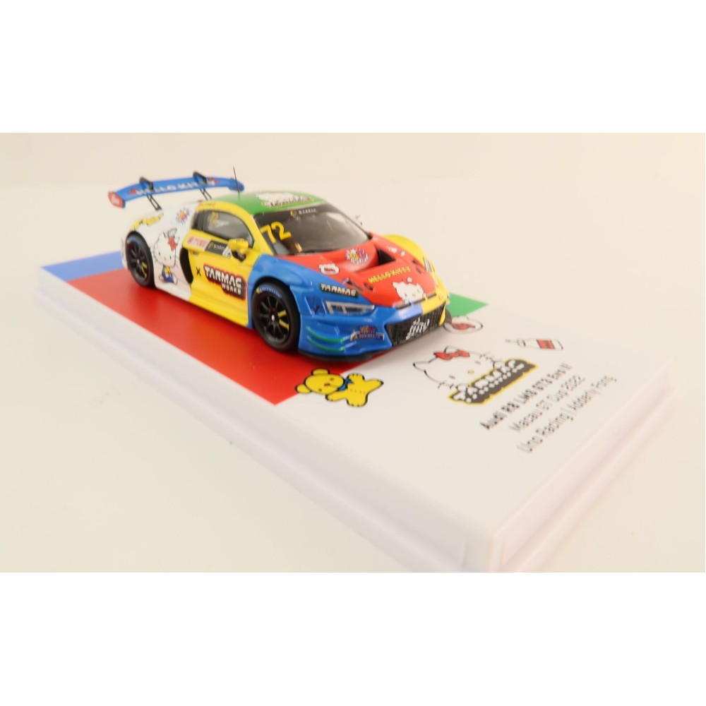 Tarmac Works T64-043-22MGP72 Audi R8 Lms GT3 Evo II Macau Gt Cup 2022 Hello Kitty - Scale 1:64