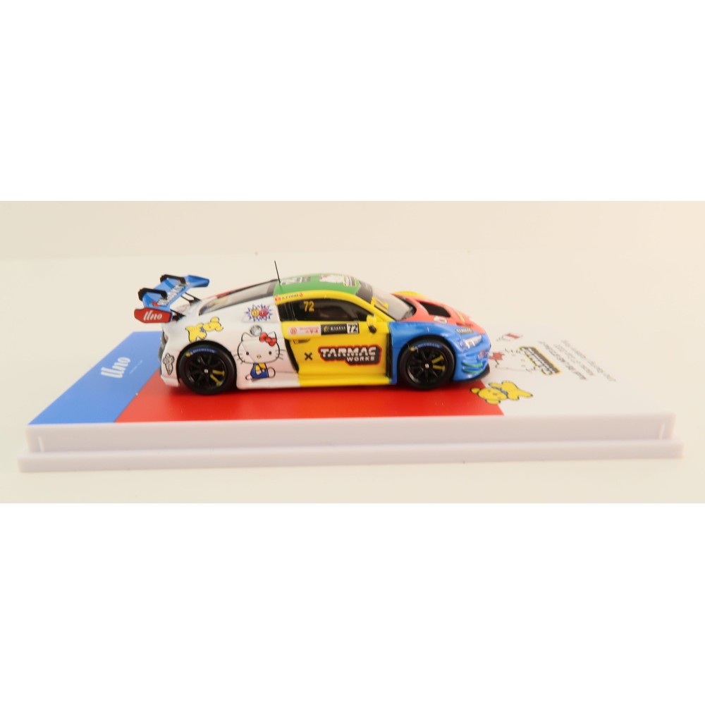 Tarmac Works T64-043-22MGP72 Audi R8 Lms GT3 Evo II Macau Gt Cup 2022 Hello Kitty - Scale 1:64