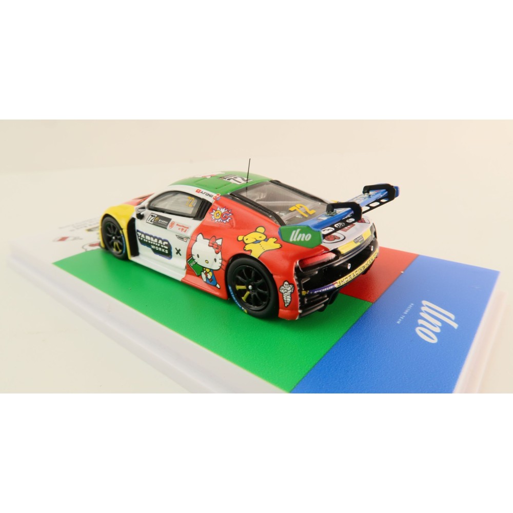Tarmac Works T64-043-22MGP72 Audi R8 Lms GT3 Evo II Macau Gt Cup 2022 Hello Kitty - Scale 1:64