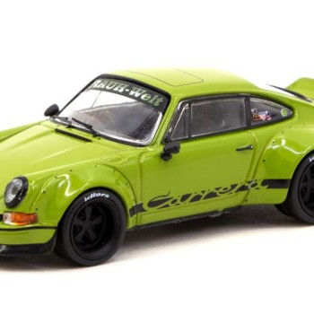 Tarmac Works TW64-046-OG Porsche RWB Back Date - Olive Green - Scale 1:64