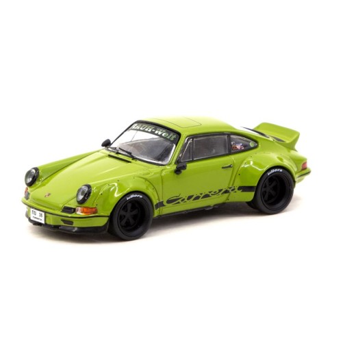 Tarmac Works TW64-046-OG Porsche RWB Back Date - Olive Green - Scale 1:64
