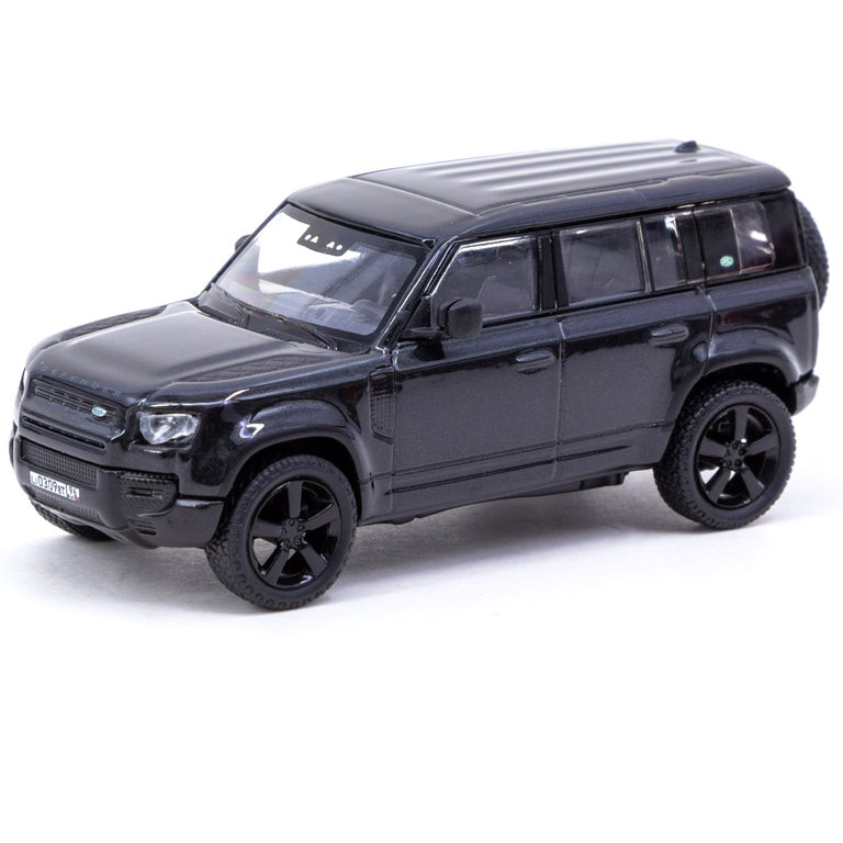 Tarmac Works T64G-020-BK - Land Rover Defender 110 - Black Metallic - Scale 1:64