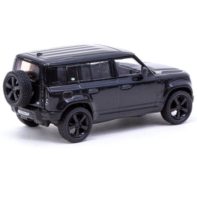 Tarmac Works T64G-020-BK - Land Rover Defender 110 - Black Metallic - Scale 1:64