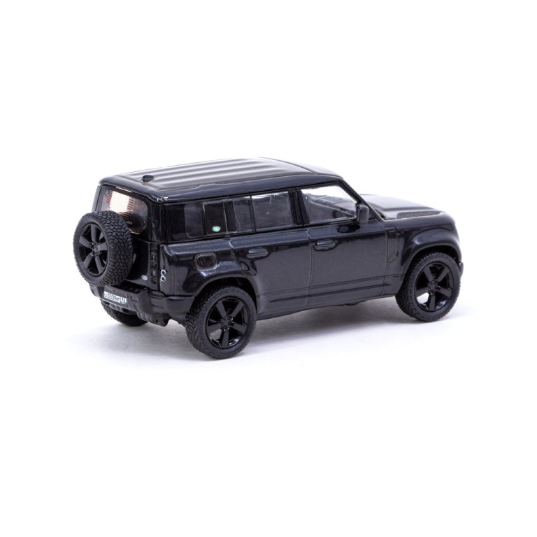 Tarmac Works T64G-020-BK - Land Rover Defender 110 - Black Metallic - Scale 1:64