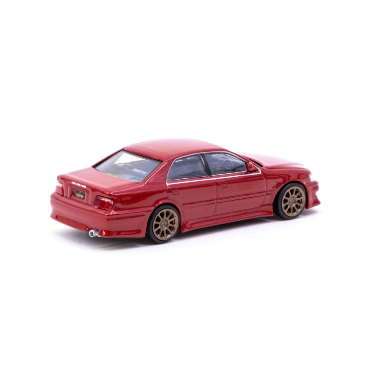 Tarmac Works TW64G-TL007-RE - VERTEX Toyota Chaser JZX100 - Red Metallic - Scale 1:64