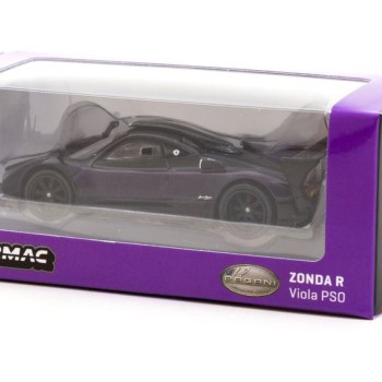 Tarmac Works T64G-TL015-PU Pagani Zonda R - Viola PSO - Scale 1:64