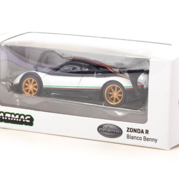 Tarmac Works T64G-TL015-WH Pagani Zonda R - Bianco Benny - Scale 1:64 