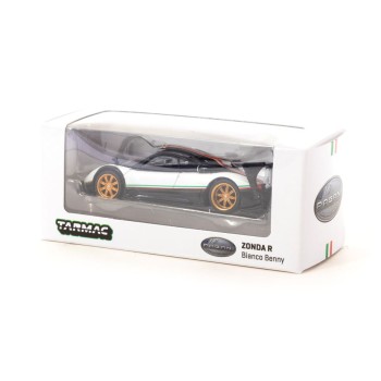 Tarmac Works T64G-TL015-WH Pagani Zonda R - Bianco Benny - Scale 1:64 