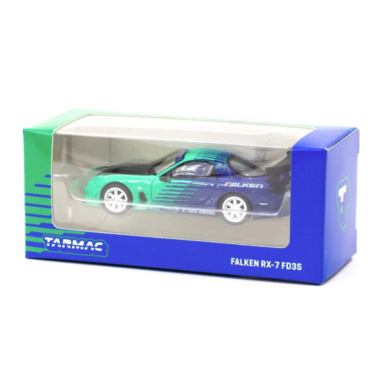 Tarmac Works TW64G-TL022-FA - Mazda RX-7 FD3S - Falken - Scale 1:64