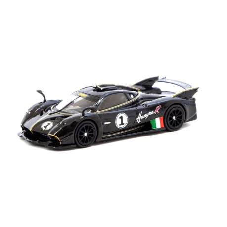Tarmac Works T64G-TL035-BK Pagani Huayra R - Nero Oro - Scale 1:64