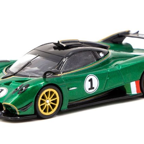 Tarmac Works T64G-TL035-GR Pagani Huayra R Verde Trifoglio - Scale 1:64
