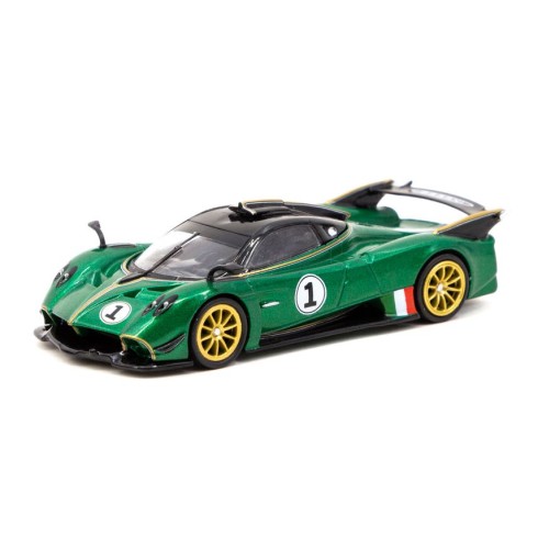 Tarmac Works T64G-TL035-GR Pagani Huayra R Verde Trifoglio - Scale 1:64