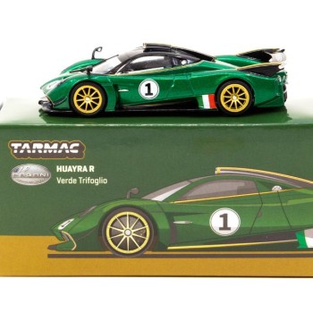 Tarmac Works T64G-TL035-GR Pagani Huayra R Verde Trifoglio - Scale 1:64