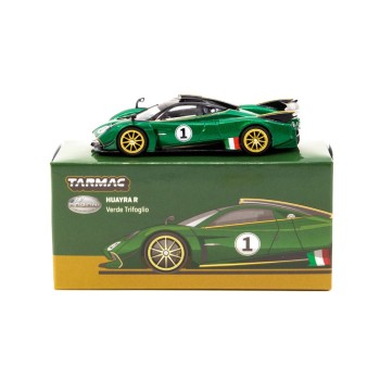 Tarmac Works T64G-TL035-GR Pagani Huayra R Verde Trifoglio - Scale 1:64
