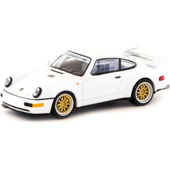 Tarmac Works T64S-003-WH - Porsche 911 RSR 3.8 - White - Scale 1:64