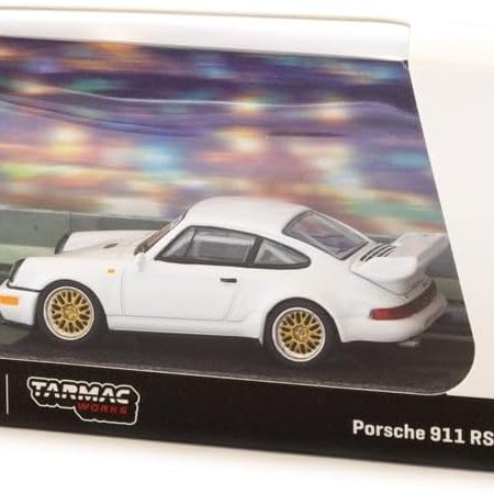 Tarmac Works T64S-003-WH - Porsche 911 RSR 3.8 - White - Scale 1:64