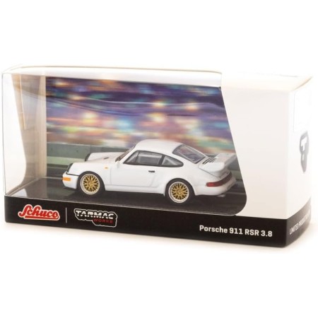 Tarmac Works T64S-003-WH - Porsche 911 RSR 3.8 - White - Scale 1:64