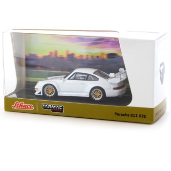 Tarmac Works T64S-004-WH - Porsche 911 GT2 - White - Scale 1:64
