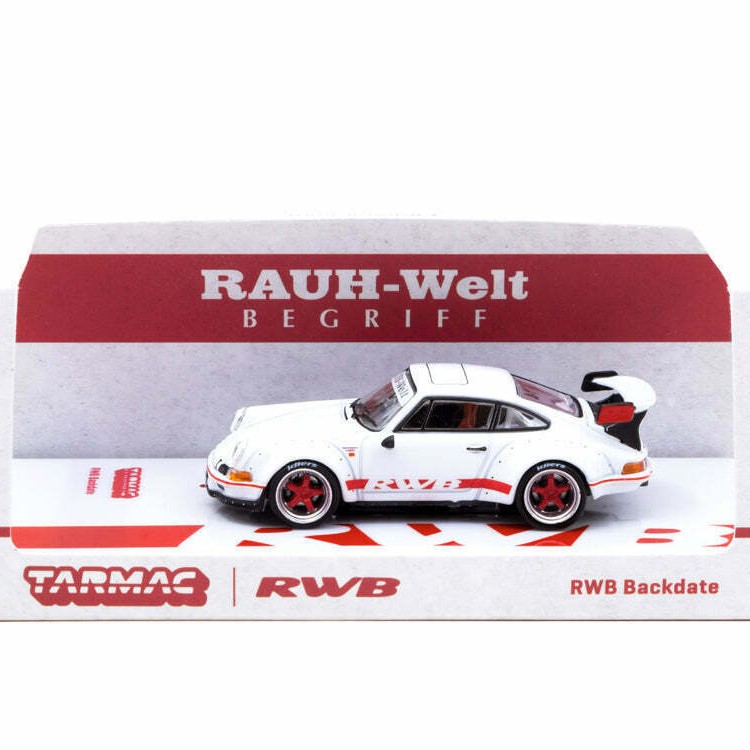 Tarmac Works - White RWB Porsche Backdate - Scale 1:64
