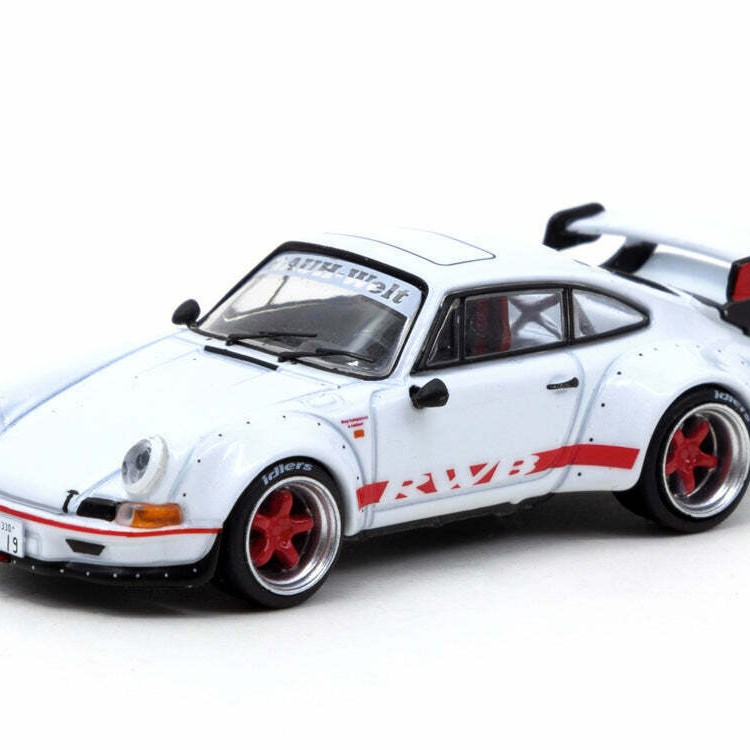 Tarmac Works - White RWB Porsche Backdate - Scale 1:64