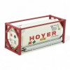 Tekno 83385 20 ft Tank Gas Shipping Container Hoyer - Scale 1:50 