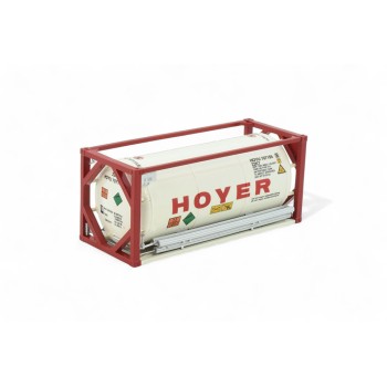 Tekno 83385 20 ft Tank Gas Shipping Container Hoyer - Scale 1:50 