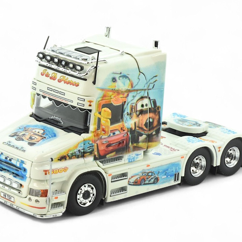 Tekno 85015 - Scania R Torpedo Topline 6x4 Truck Prime Mover J&D Pierce Cars Movie - Scale 1:50