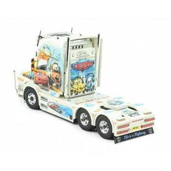 Tekno 85015 - Scania R Torpedo Topline 6x4 Truck Prime Mover J&D Pierce Cars Movie - Scale 1:50