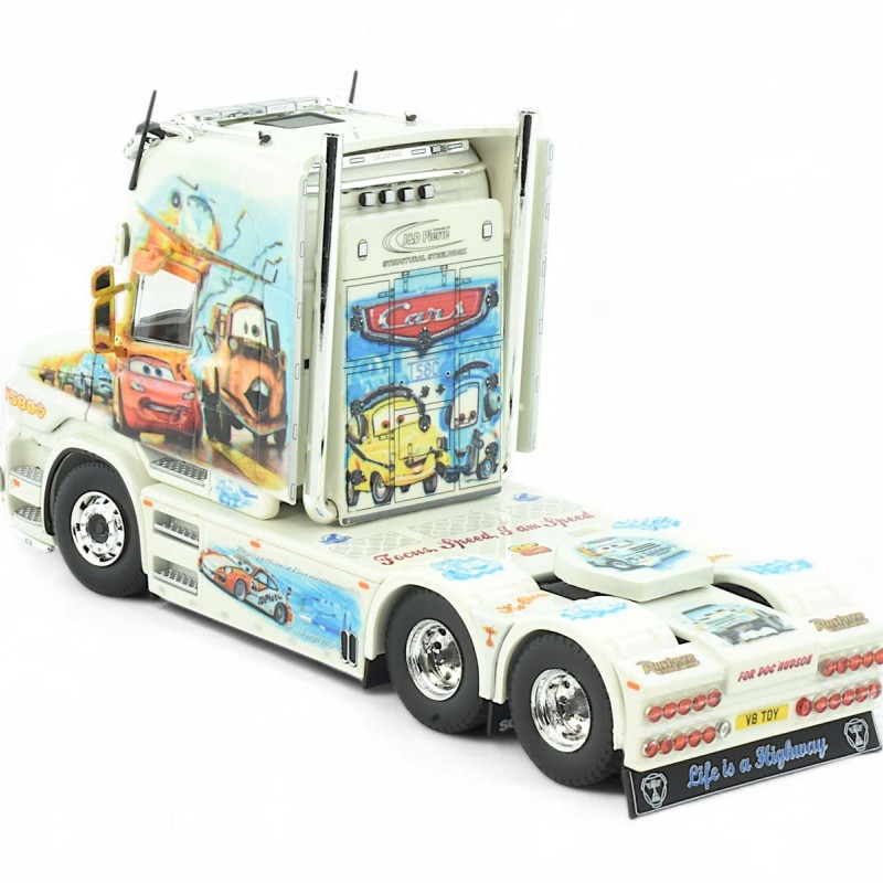 Tekno 85015 - Scania R Torpedo Topline 6x4 Truck Prime Mover J&D Pierce Cars Movie - Scale 1:50