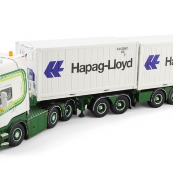 Tekno 85208 - Scania R500 Topline Container Semitrailer + 2x 20ft Reefer Container - Patrick van der Hoeven - Scale 1:50