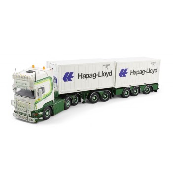 Tekno 85208 - Scania R500 Topline Container Semitrailer + 2x 20ft Reefer Container - Patrick van der Hoeven - Scale 1:50
