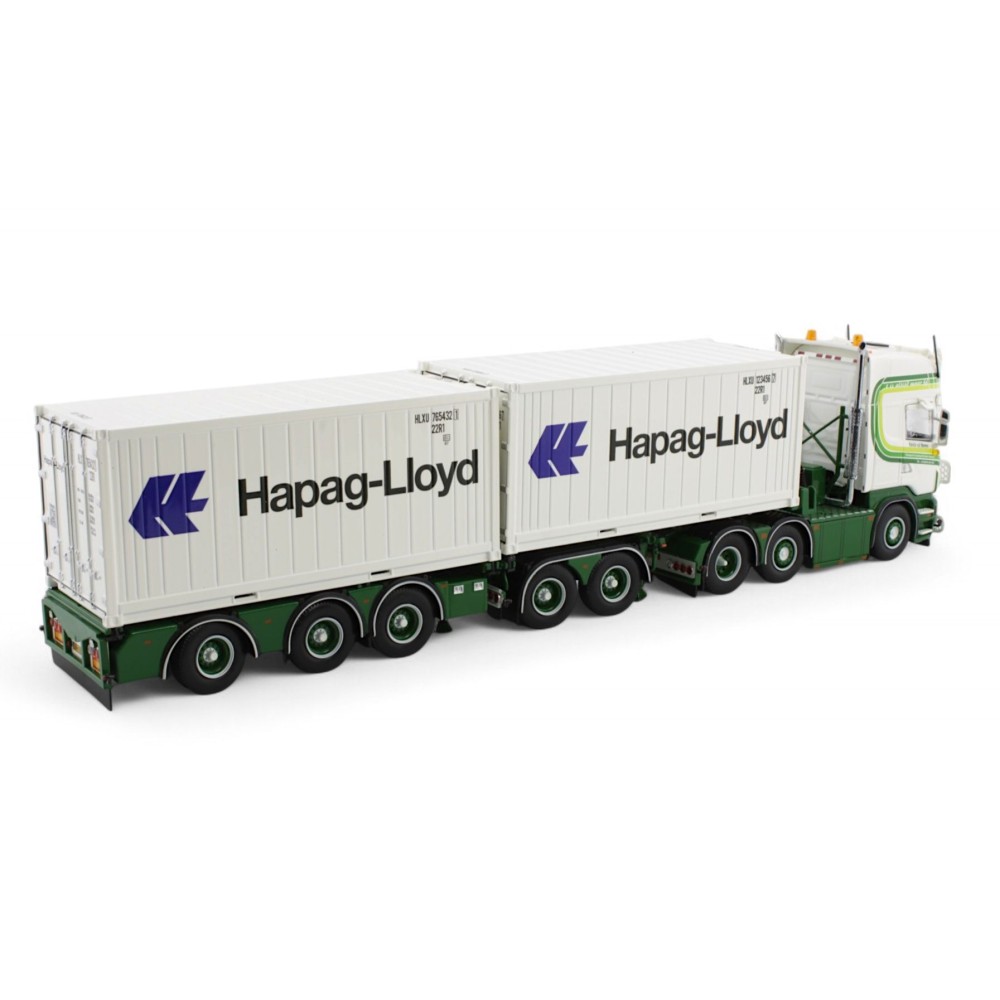 Tekno 85208 - Scania R500 Topline Container Semitrailer + 2x 20ft Reefer Container - Patrick van der Hoeven - Scale 1:50
