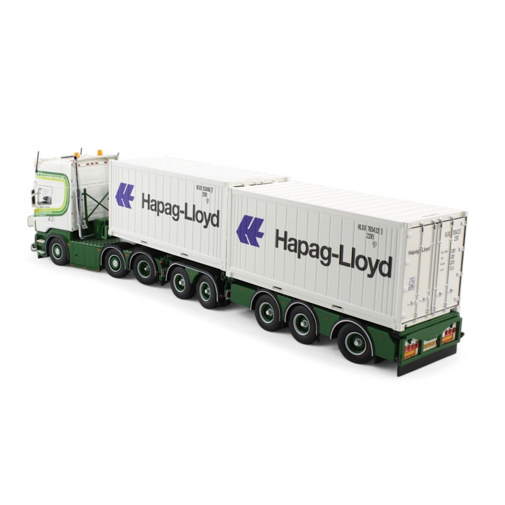 Tekno 85208 - Scania R500 Topline Container Semitrailer + 2x 20ft Reefer Container - Patrick van der Hoeven - Scale 1:50