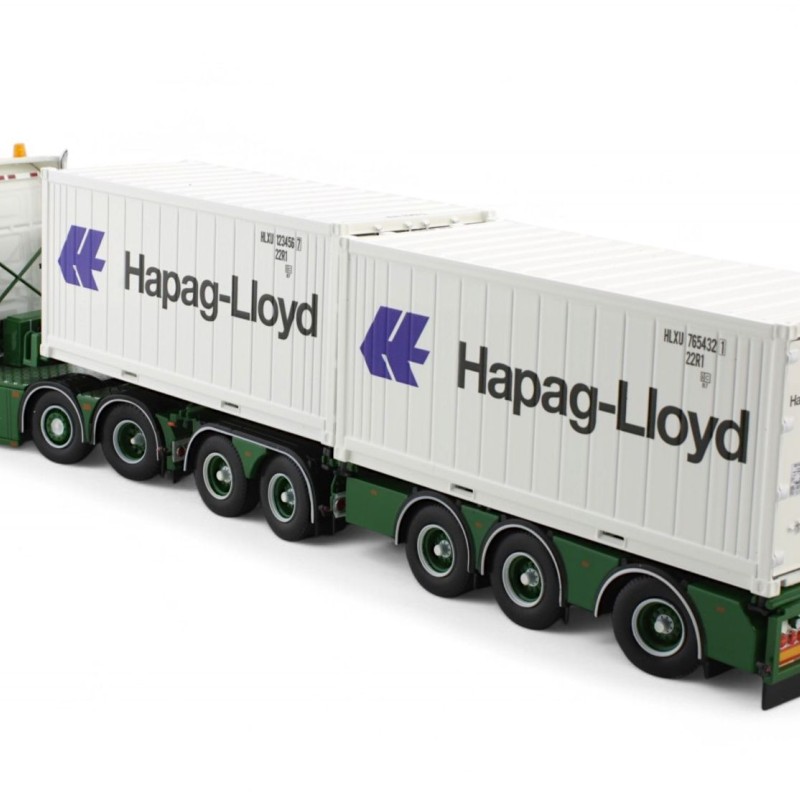 Tekno 85208 - Scania R500 Topline Container Semitrailer + 2x 20ft Reefer Container - Patrick van der Hoeven - Scale 1:50