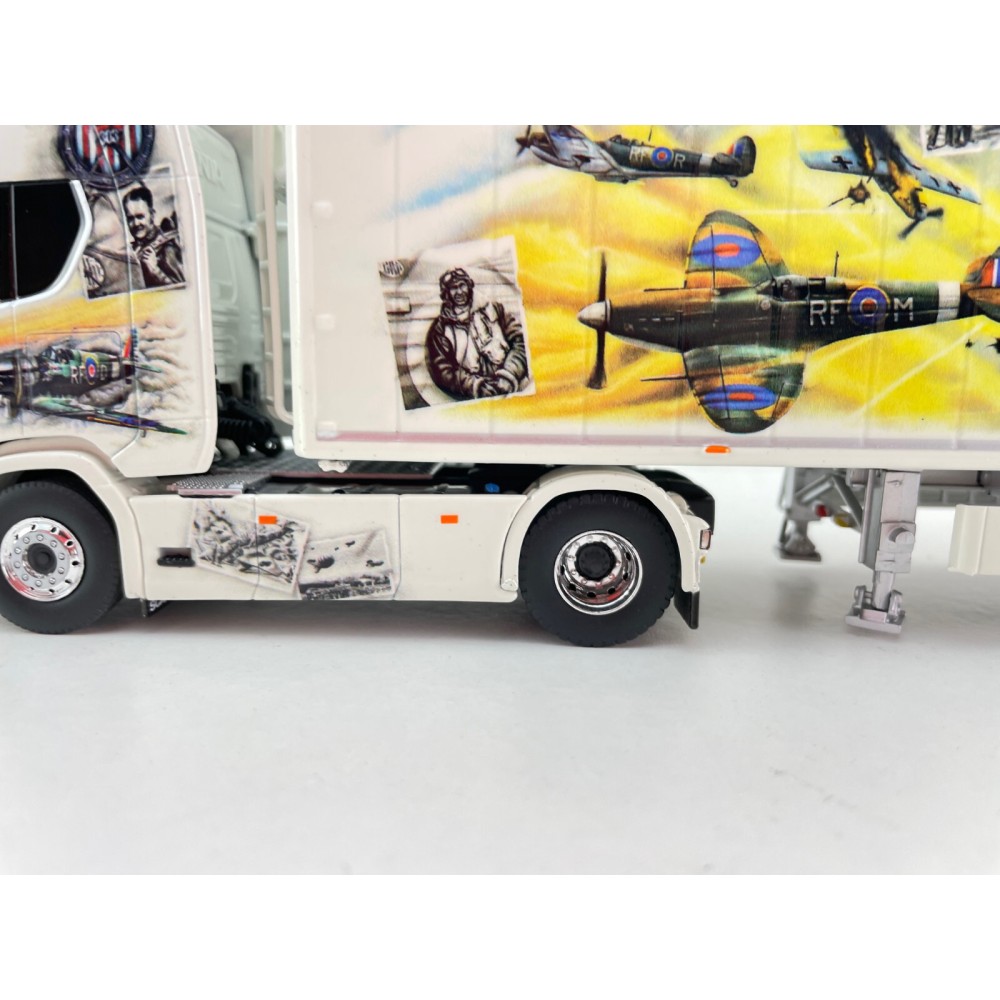 Tekno 85928 - Scania Next Gen R590 4x2 Truck with Walking Floor Trailer - Repinski Polish Squadron - Scale 1:50