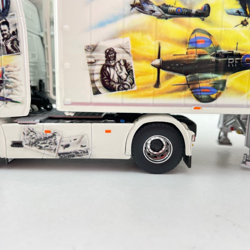 Tekno 85928 - Scania Next Gen R590 4x2 Truck with Walking Floor Trailer - Repinski Polish Squadron - Scale 1:50