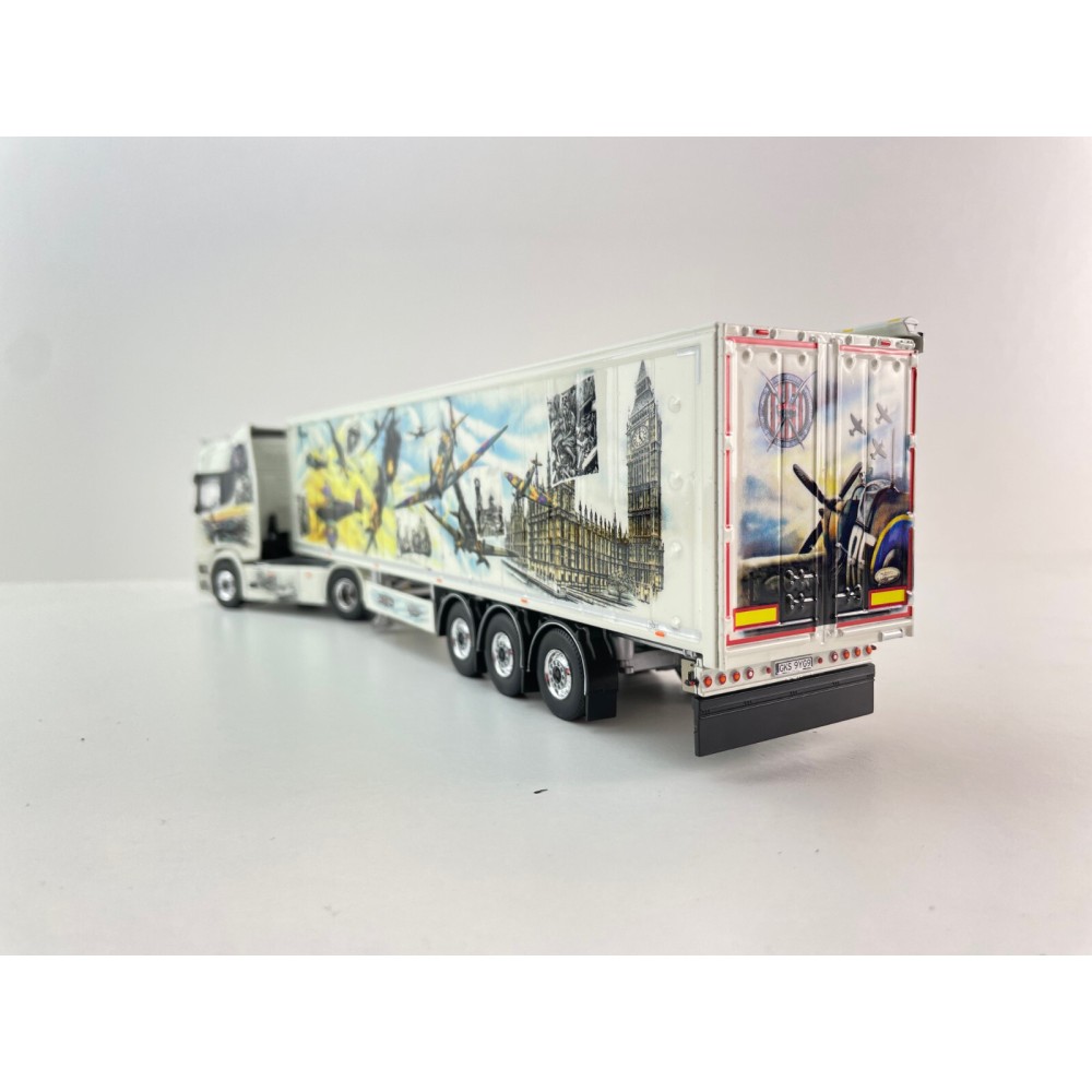 Tekno 85928 - Scania Next Gen R590 4x2 Truck with Walking Floor Trailer - Repinski Polish Squadron - Scale 1:50