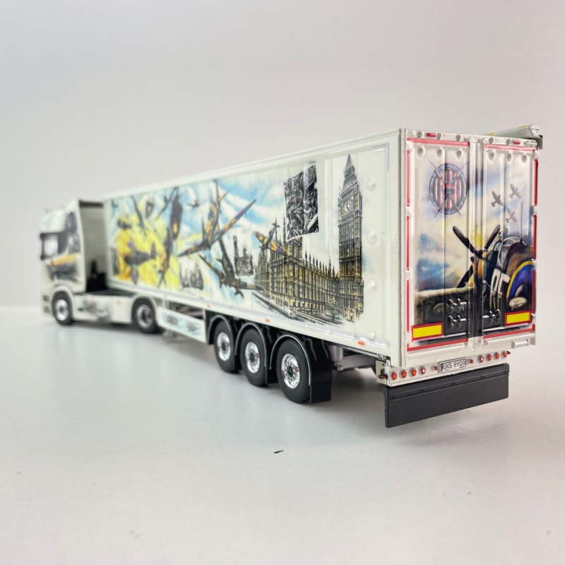 Tekno 85928 - Scania Next Gen R590 4x2 Truck with Walking Floor Trailer - Repinski Polish Squadron - Scale 1:50