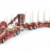 Tekno 85984 - Scania NG R Highline Swedish Wood Transporter with Trailer - Gustafssons - Scale 1:50
