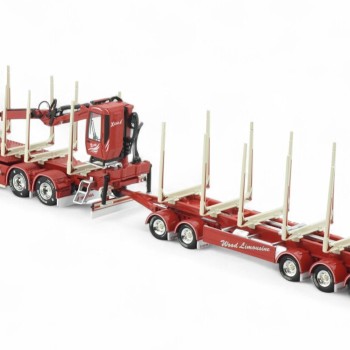 Tekno 85984 - Scania NG R Highline Swedish Wood Transporter with Trailer - Gustafssons - Scale 1:50