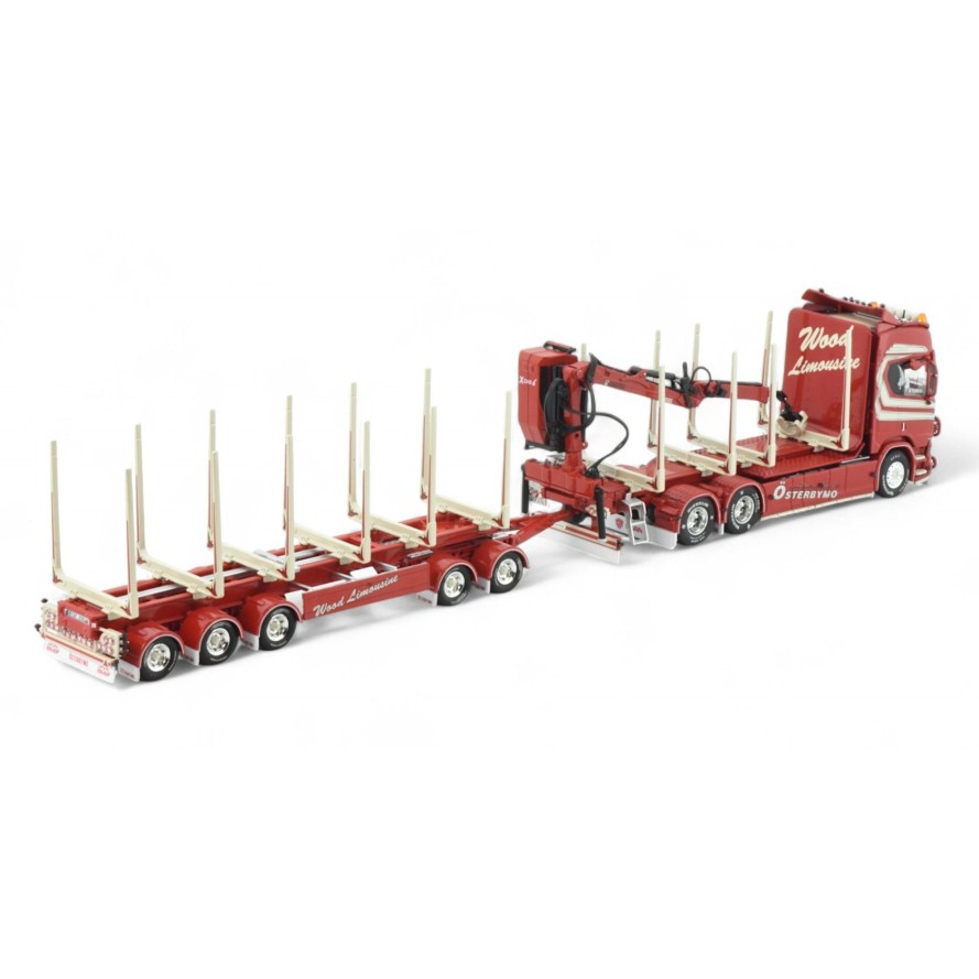 Tekno 85984 - Scania NG R Highline Swedish Wood Transporter with Trailer - Gustafssons - Scale 1:50