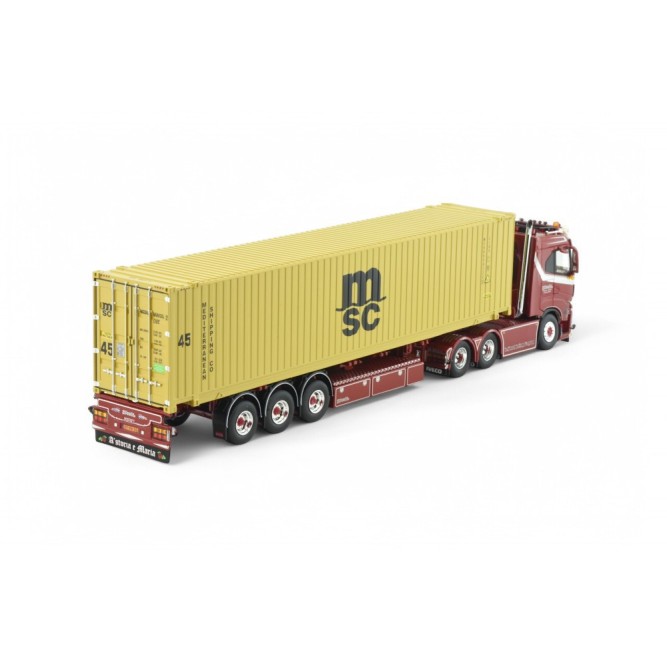 Tekno 86033 - Iveco S-way 6x2 Truck with 45 ft Container - Weeda - Gomorra - Scale 1:50